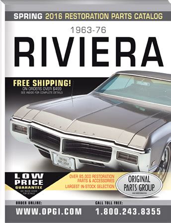 Buick Riviera restoration parts catalog